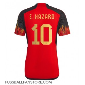 Belgien Eden Hazard #10 Replik Heimtrikot WM 2022 Kurzarm